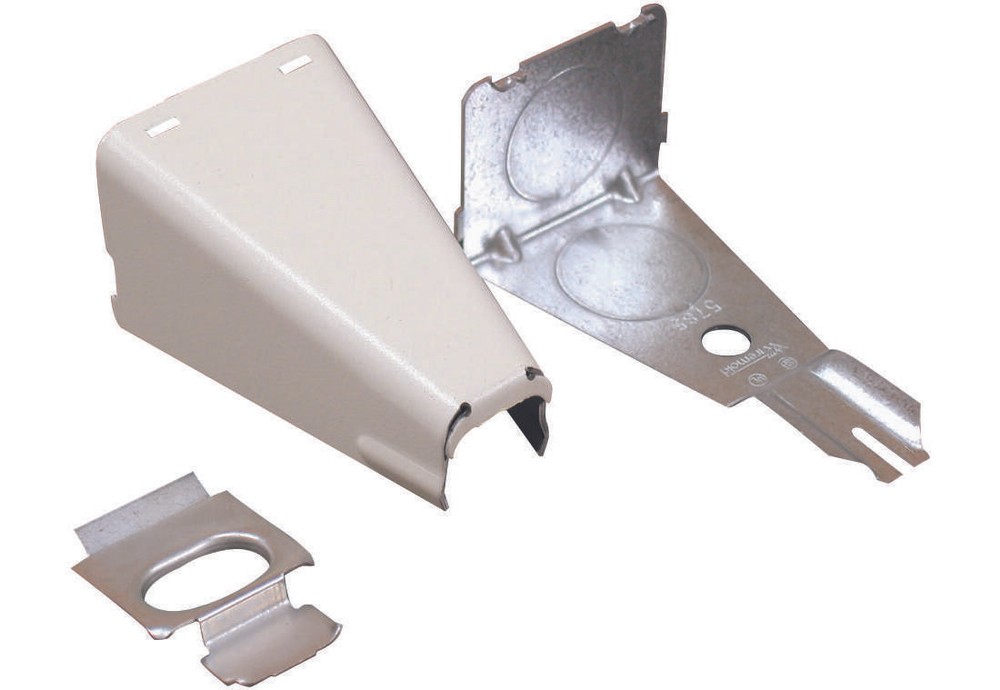 Wiremold B-17 Raceway T-Fitting, Metal, Ivory