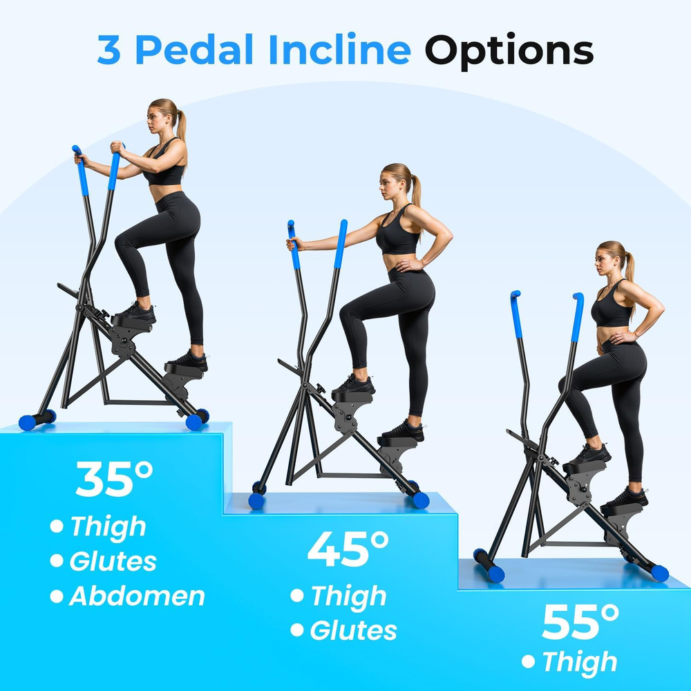 Stair Stepper for Home,Vertical Climber Exercise Machine with Stable Triangular