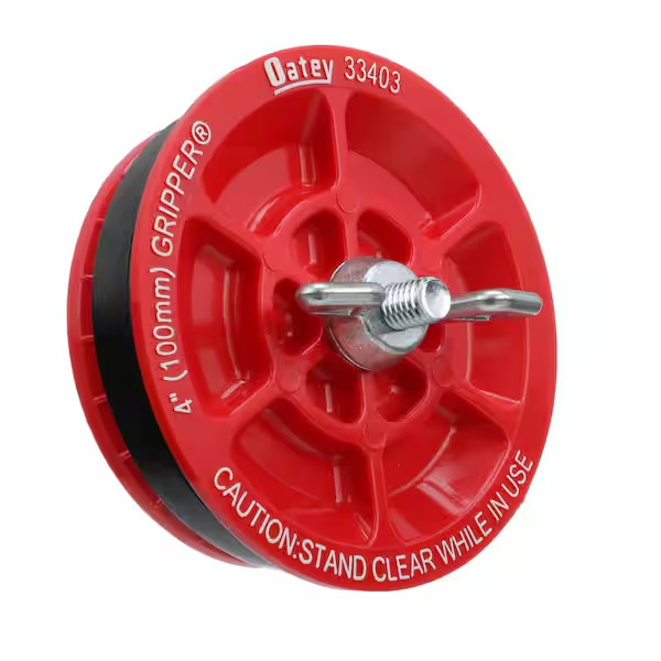 Gripper 4 In. Plastic Mechanical Test Plug (2-Pack)