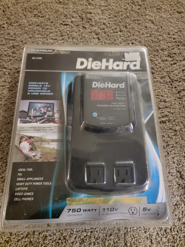 DieHard 750 Watt Power Inverter 28.71495 with 1 USB