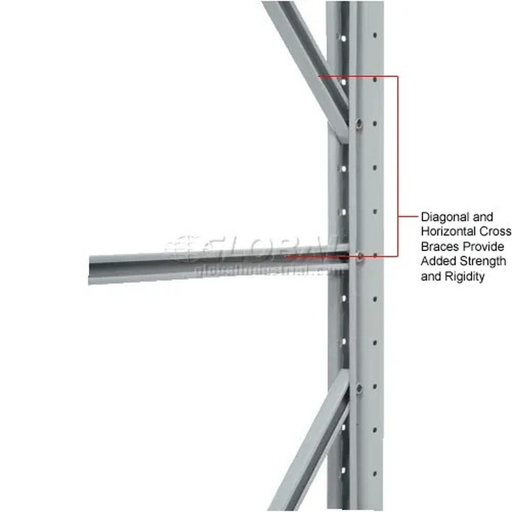 Global Industrial? Upright Frame, 36"D X 96"H