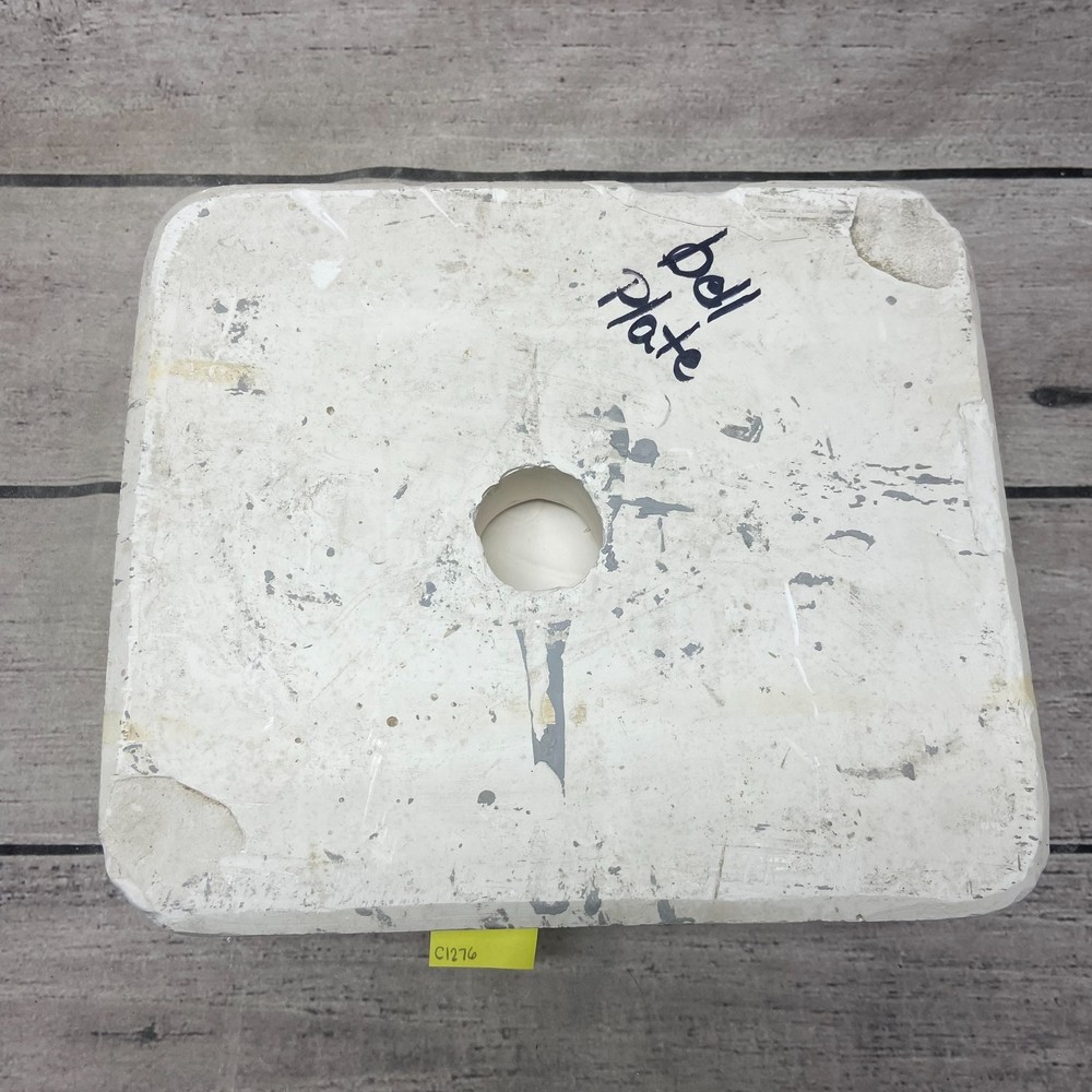 Unbranded Ceramic Casting Mold Bell Plate Ornament #P-906