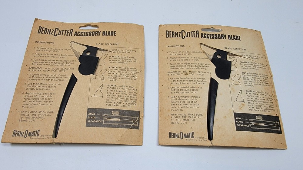 Vintage NOS BernzCutter + 2 Extra Blades