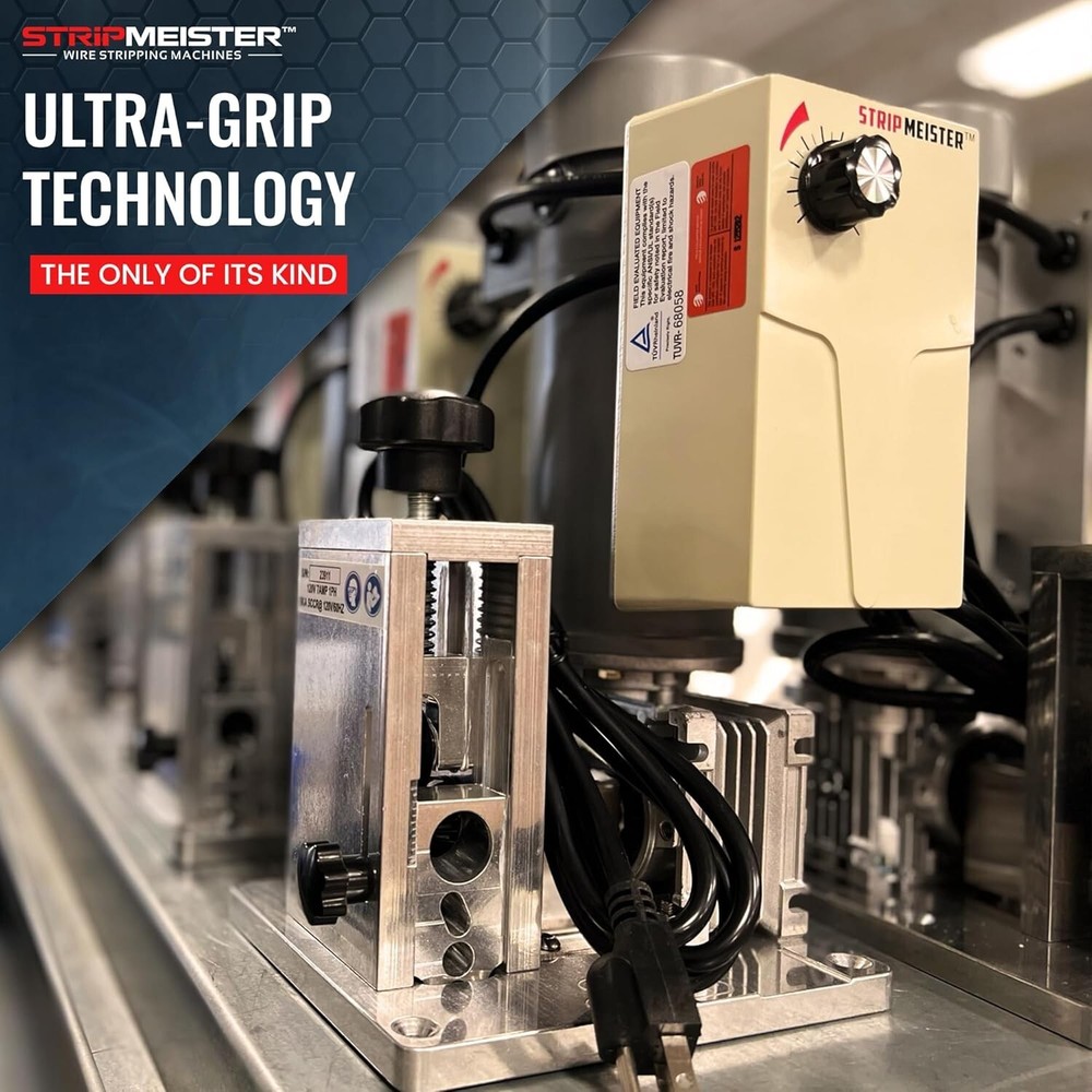 StripMeister E250 - Advanced Electric Cable Stripping Machine, Variable Speed