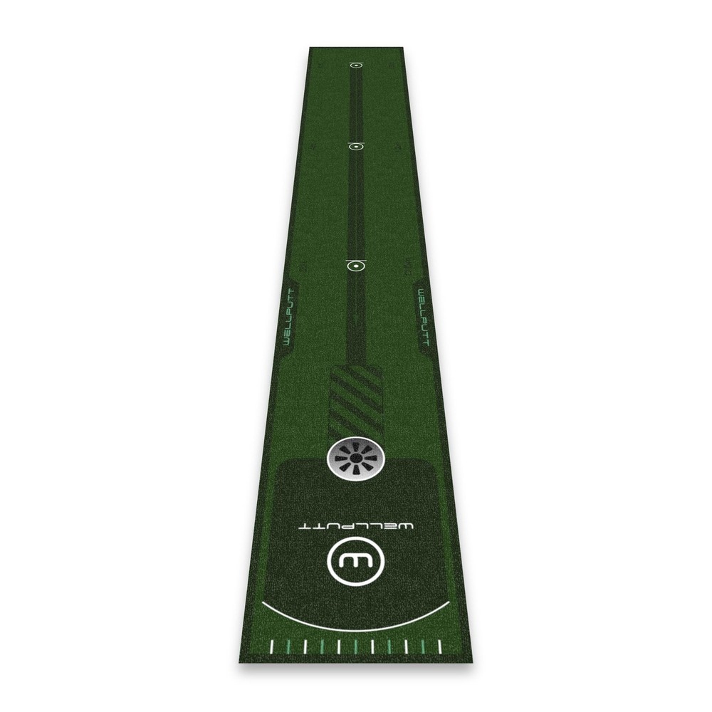 WELLPUTT - Golf Putting Training Mat - 8ft Essential