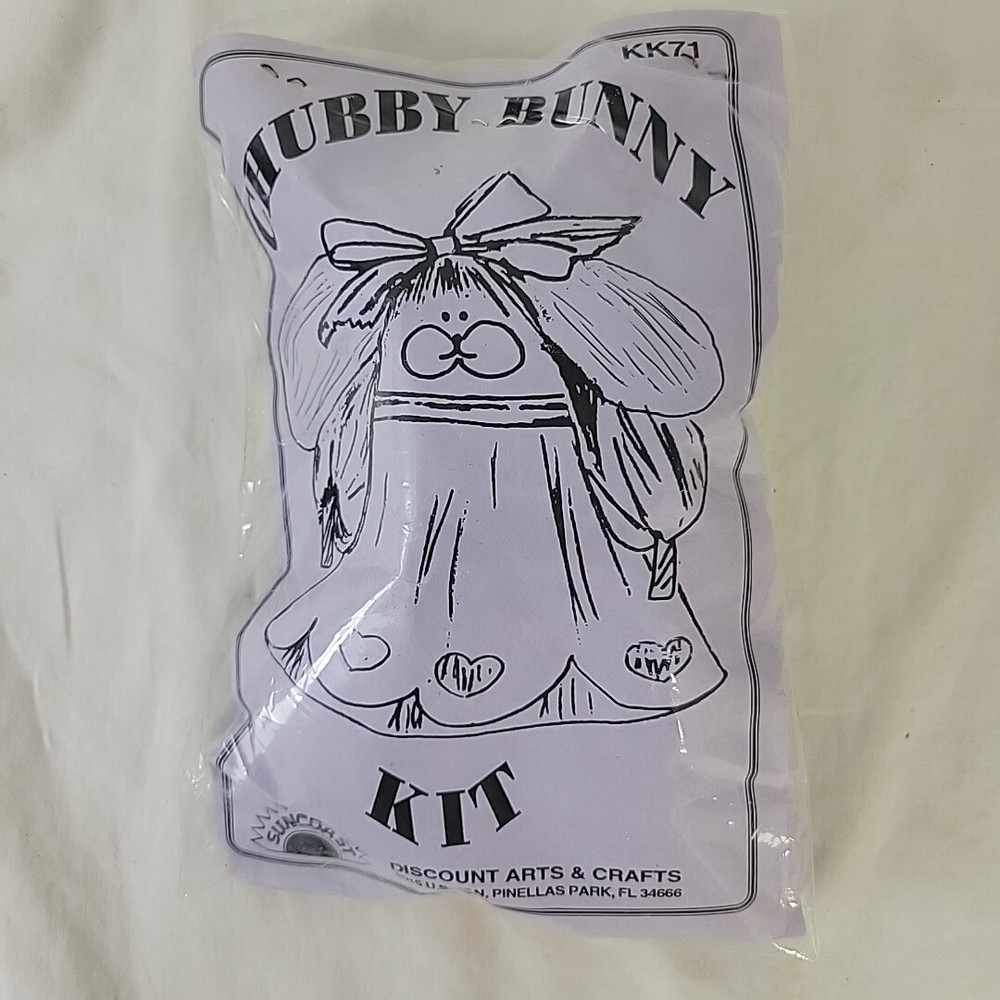 Suncoast Chubby Bunny Easter Decor Craft Kit KK71