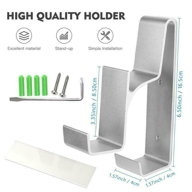 3Hook Multi-Purpose Wall Mount Bracket Holder Game Controller Headphones Headset