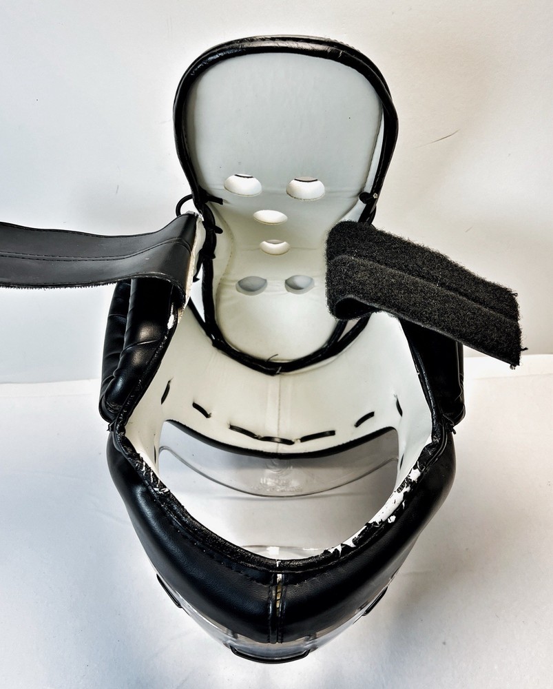 ProForce Headgear with Face Clear Cage in Black Medium Size Black