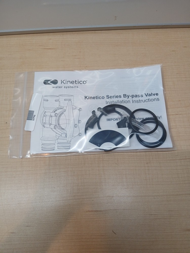 Kinetico mach Bypass Installation Instructions with o rings and clips