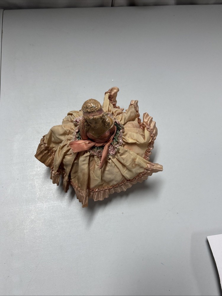vintage half doll pin cushion