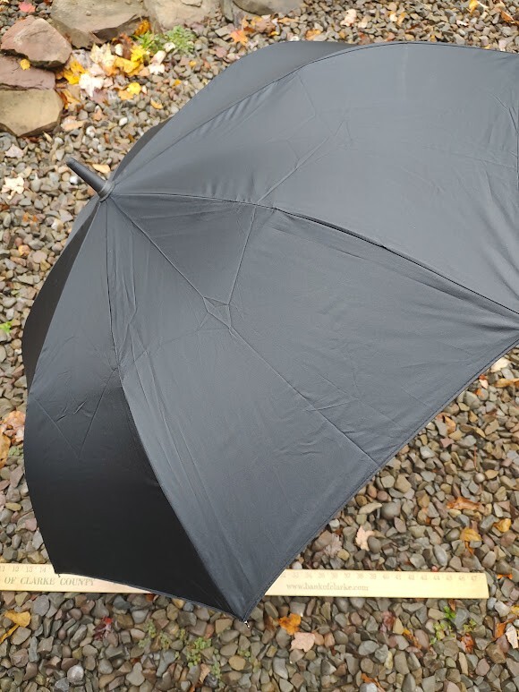 Better Brella Wind-Proof Reverse Open Upside Down wide Umbrella - Black/Blue