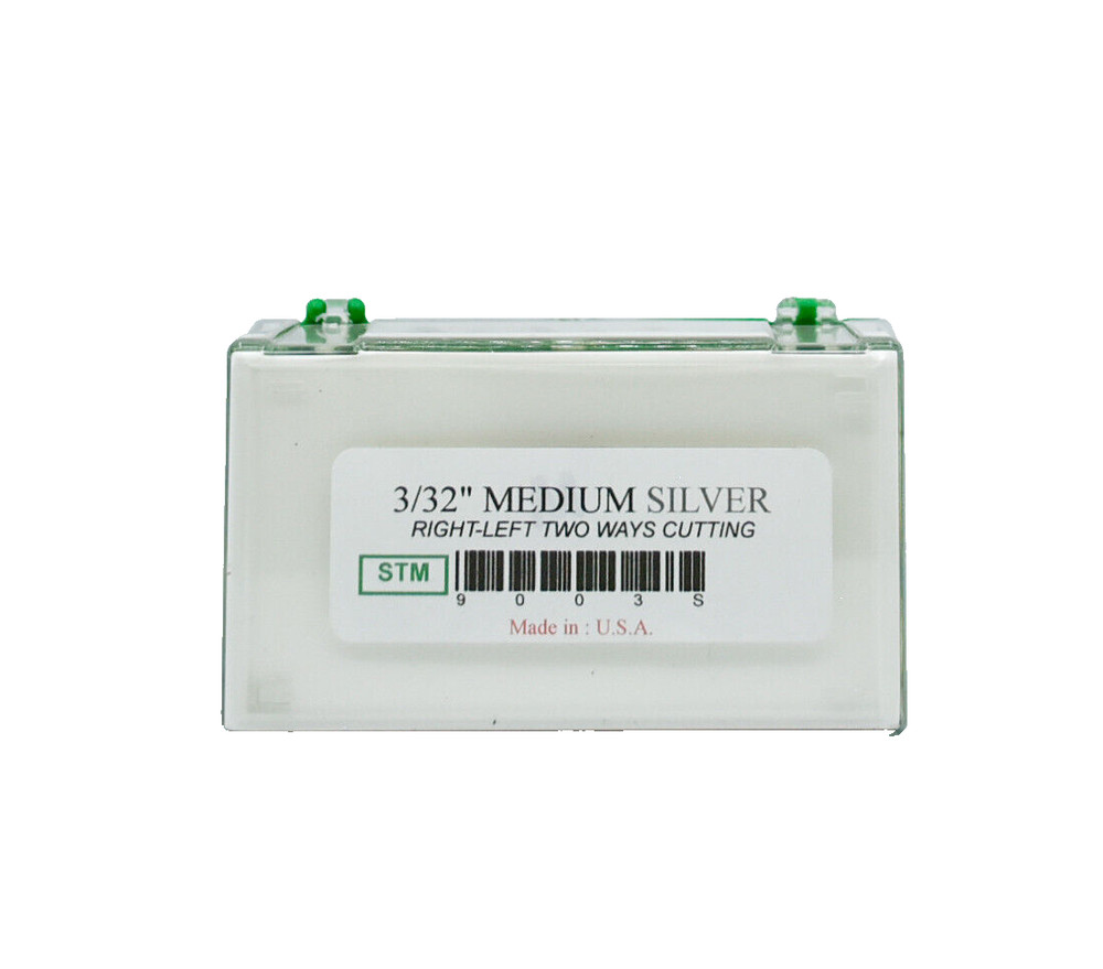 Startool Acrylic Nail Drill 3/32" STM Medium Silver *( 2 Pieces )