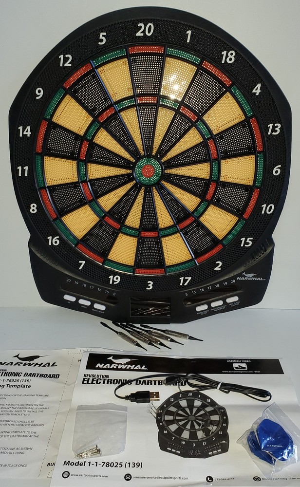 electronic dart board new open box item