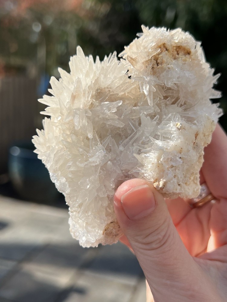 Calcite Spiky Cluster Patterns 292g 2
