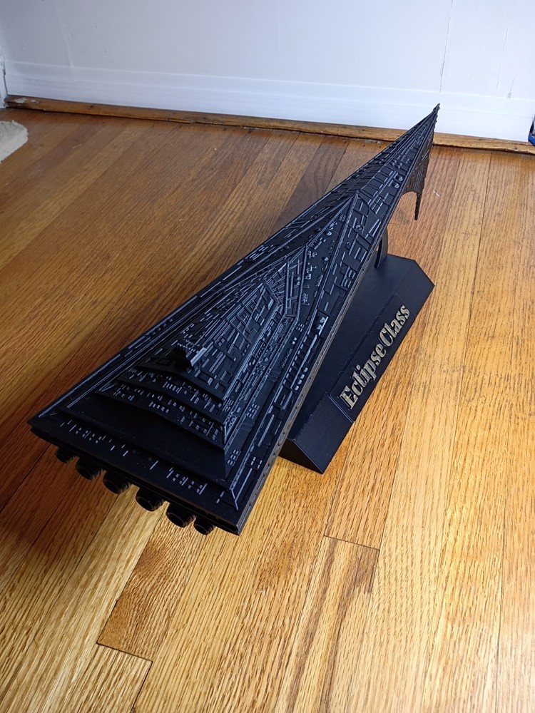 Star Wars Armada Eclipse Super Star Destroyer Full Scale With Display Stand