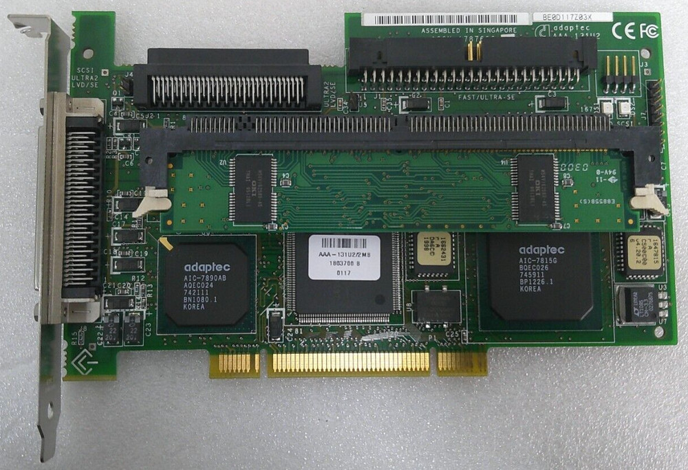 ADAPTEC 1787606-02, AAA-131U2, SCSI CONTROLLER CARD