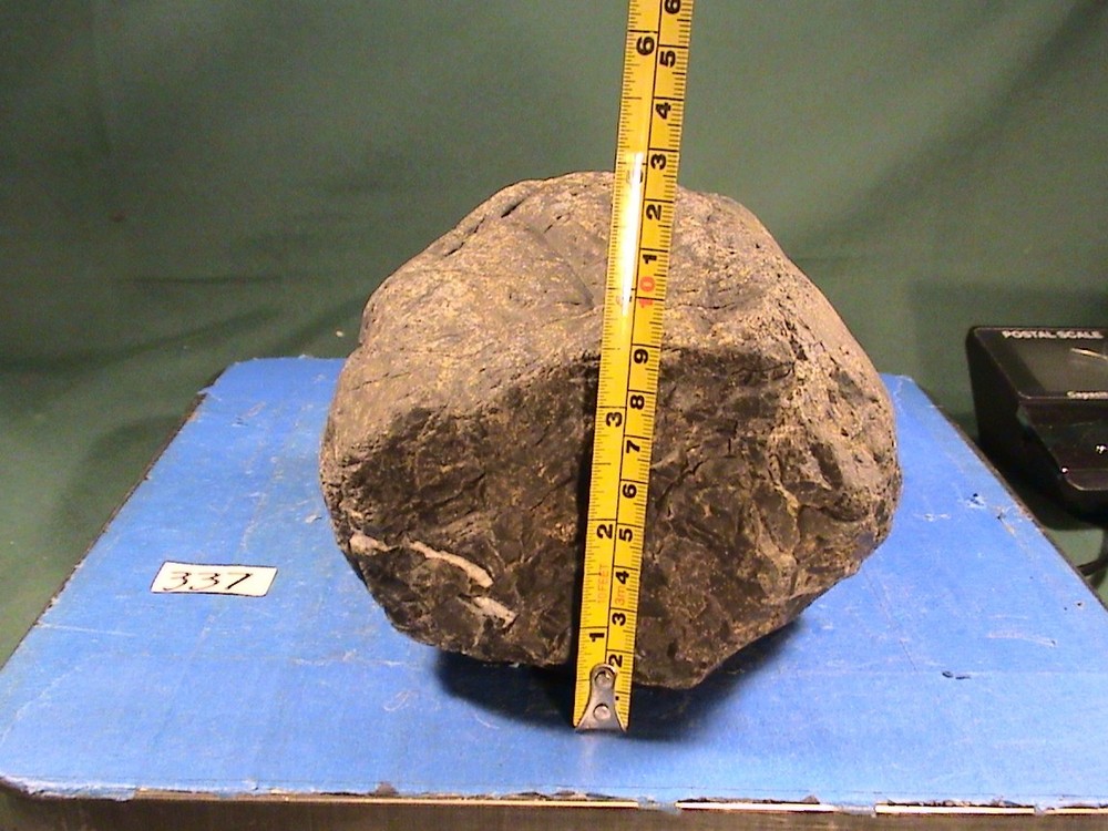 Black Chalcedony Jasper Agate, Solid Rough Lapidary Rock, 7 LBS, 6 OZ, #337