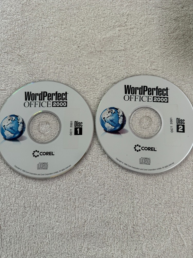 Corel WordPerfect Office 2000 - 2 CD's