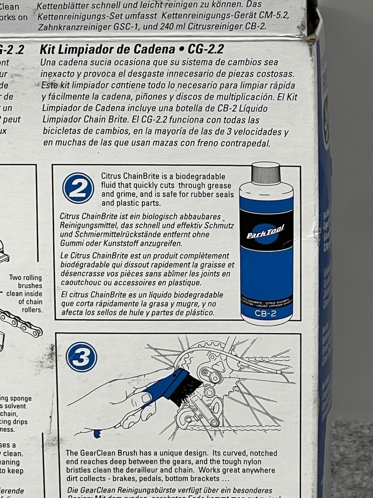 Park Tool CG-2.2 Chain Gang Chain Cleaning System missing handle