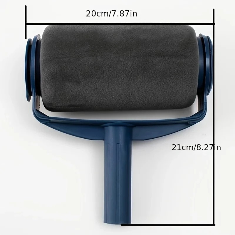 1pc Self-Priming Large Drum Wall Brush – Latex Paint Tool for Efficient Coverage