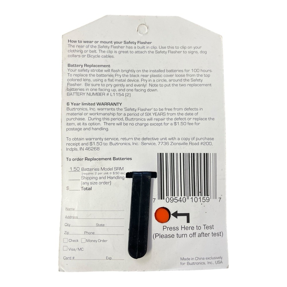 Buztronics Safety Flasher