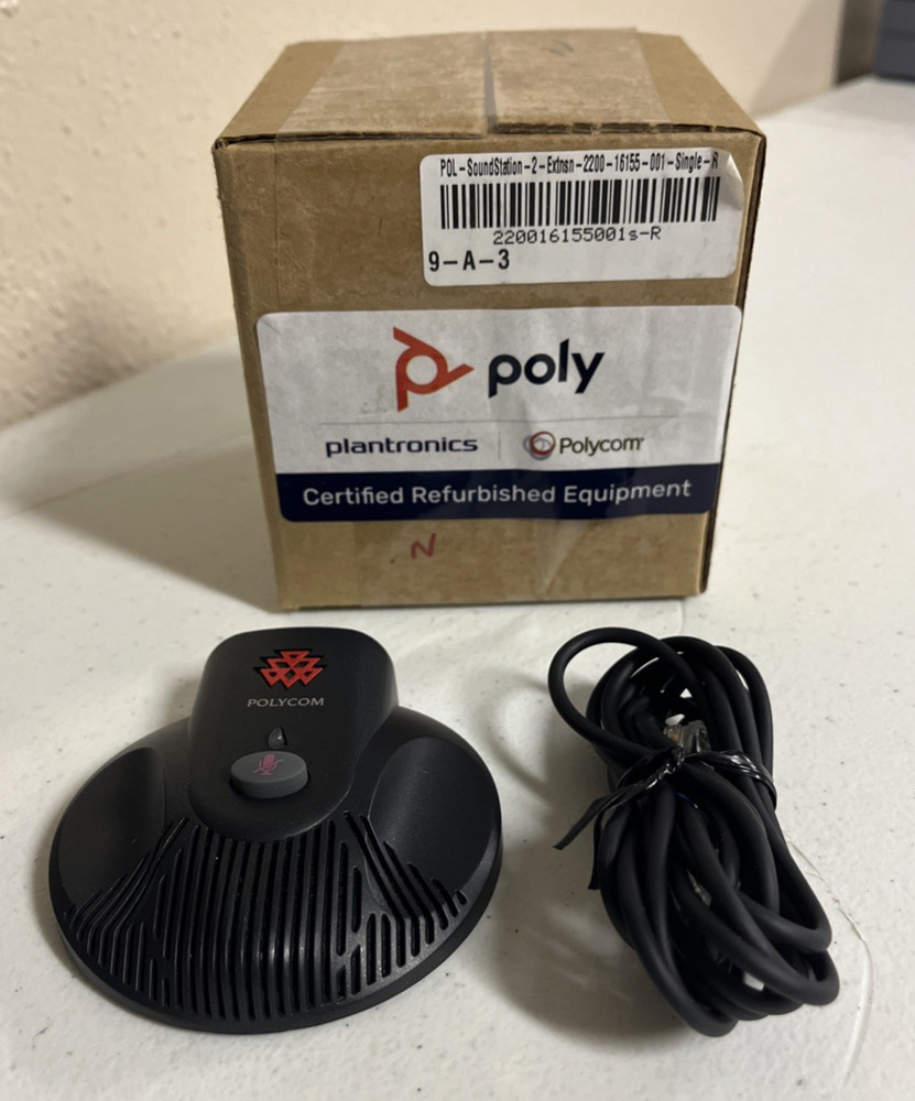 Genuine Polycom SoundStation 2 Extended Microphone 2201-07155-005