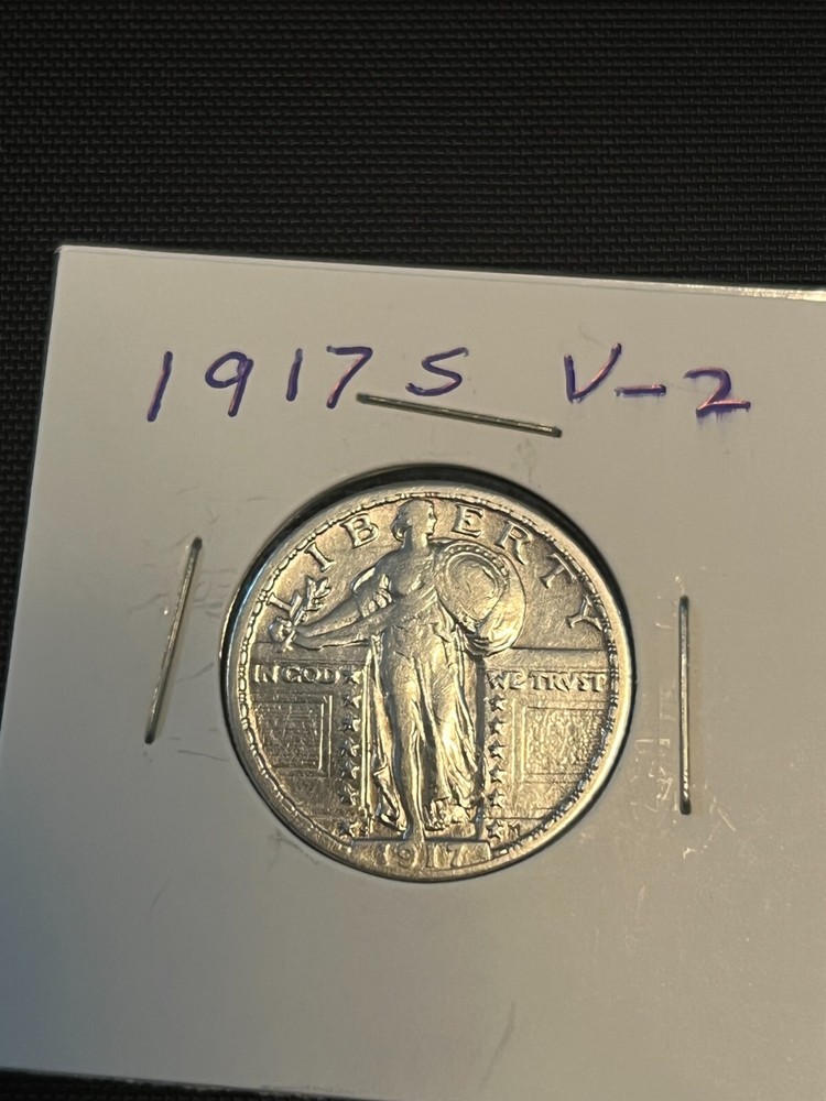 1917 S Standing Liberty Quarter V2