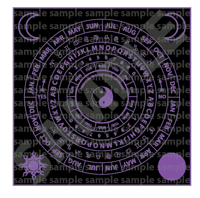 Pendulum Message Board Extended (Laminated) *** PINK ****