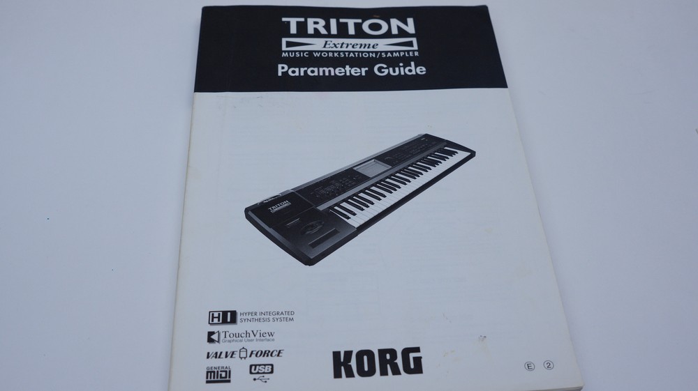Korg Triton Extreme Parameter Guide by Korg Original and Complete #3