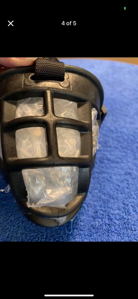 Rubber Adjustable Breathable Dog Muzzle Size 3