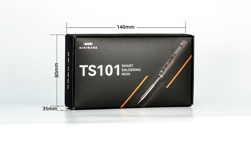 TS101 Miniware Portable Digital OLED Soldering Iron Kit PR-B2 Tip Interface