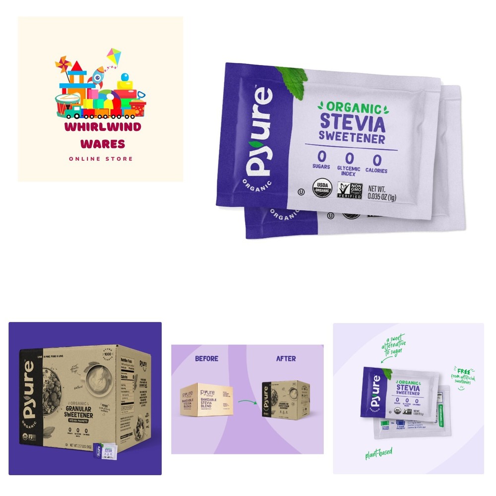 Organic Stevia Packets | Granulated Sugar Packets - White Sugar Substitute | ...