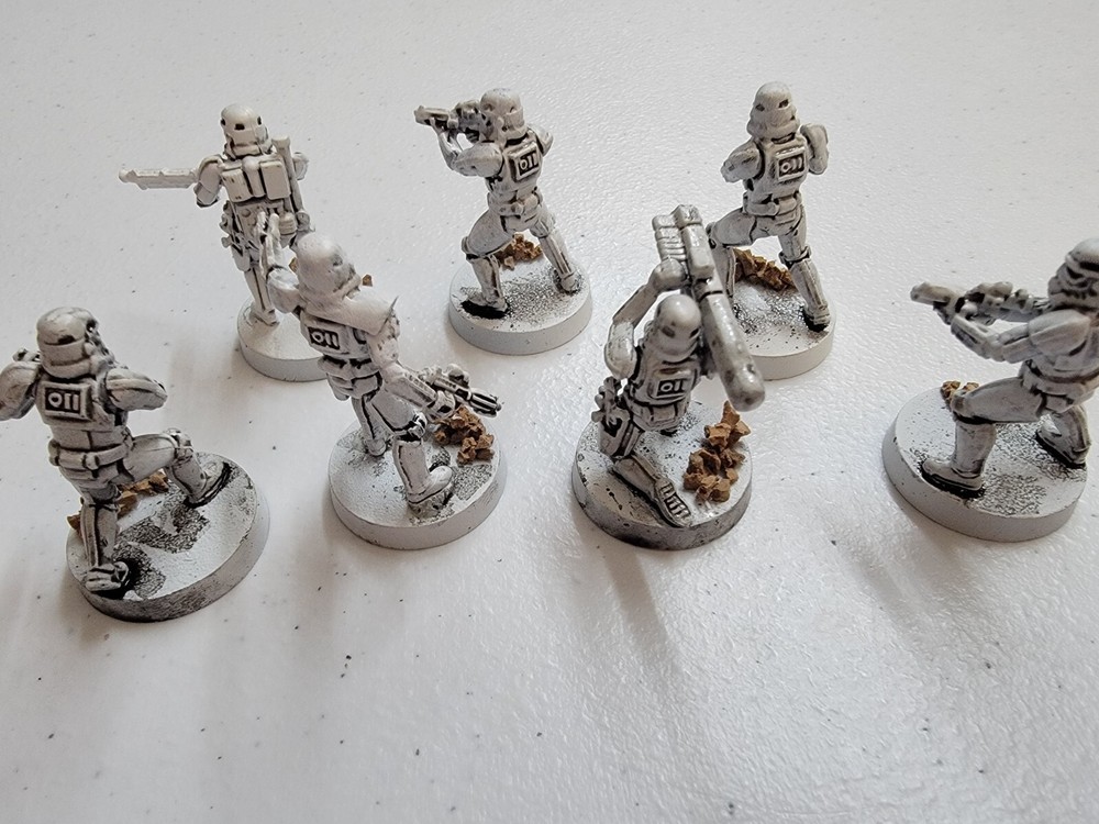 Star Wars Legion: Stormtroopers Unit Expansion Primed Partial Painted