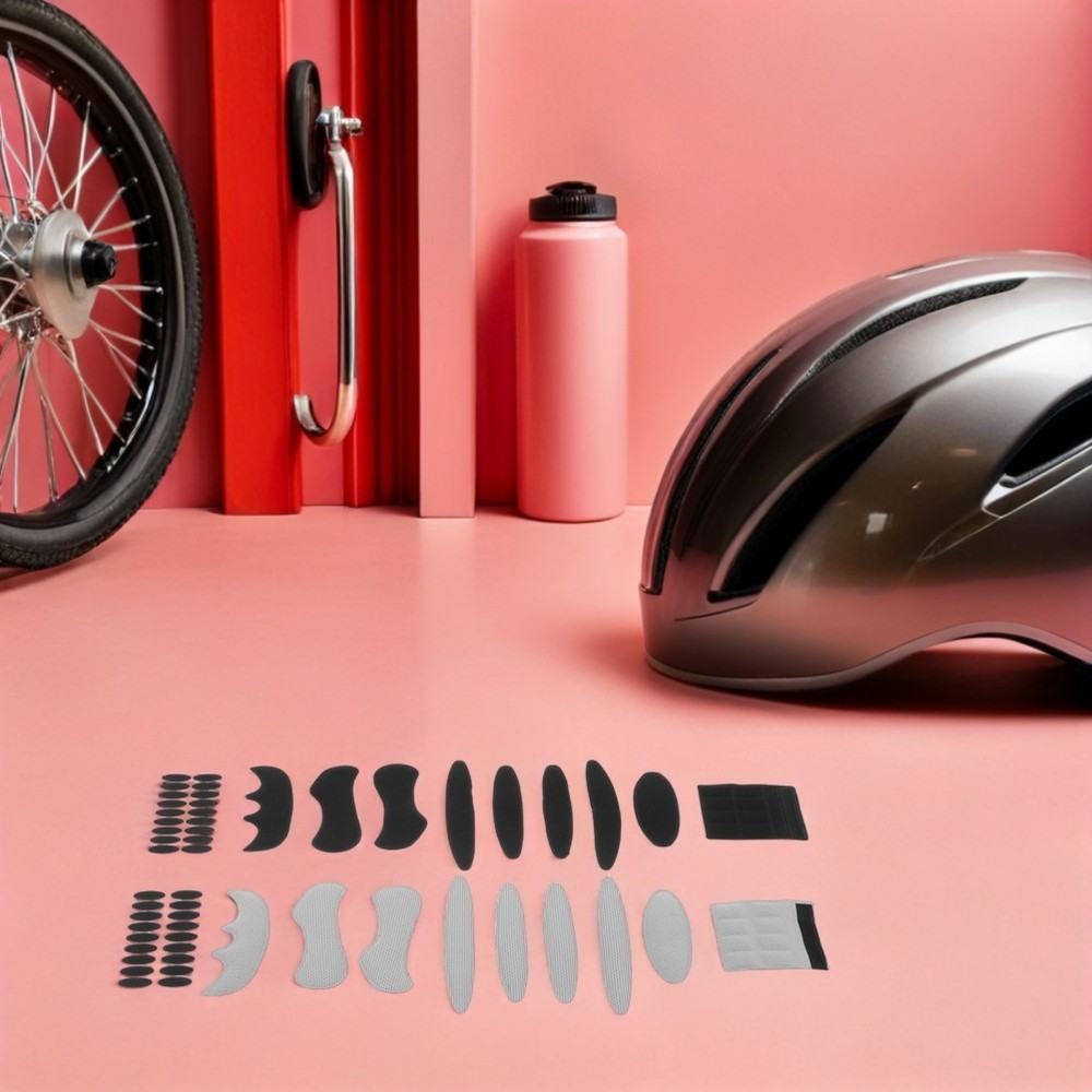 2 Sets Bicycle Pads Padding Bike Cushion Hardhat Cap Liner