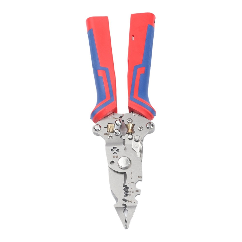 Foldable 10 in 1 Wire Stripper and Tester High Carbon Steel for Electrical Work
