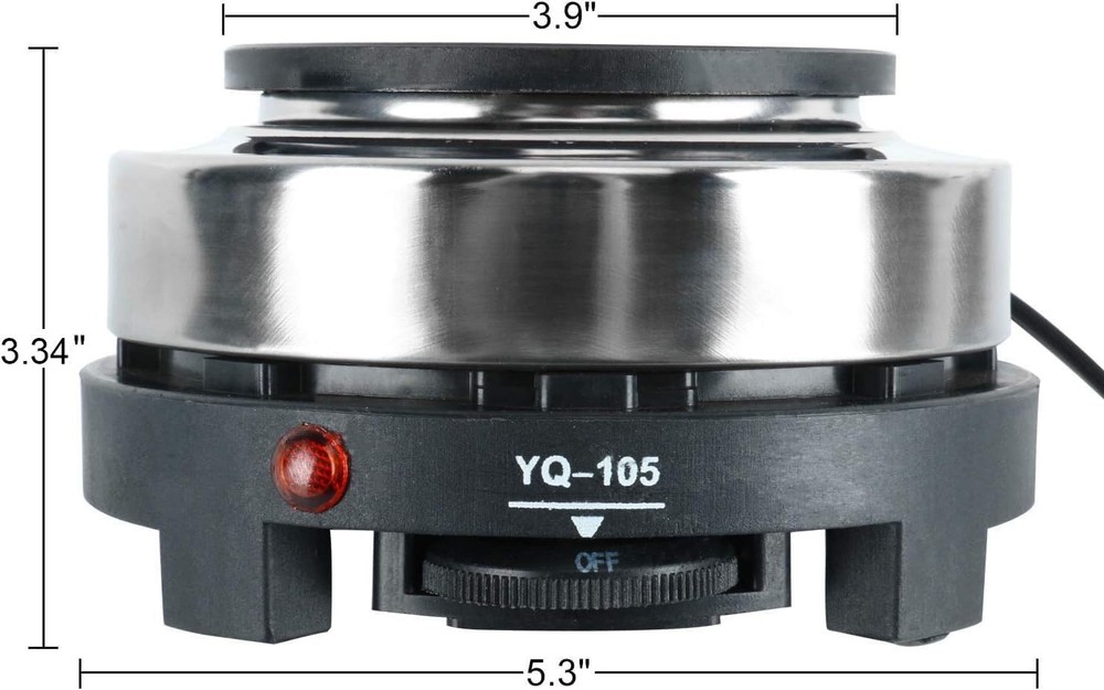 5.5" Multifuntional Mini Hot Plate - Safe and Efficient Cooking Solution