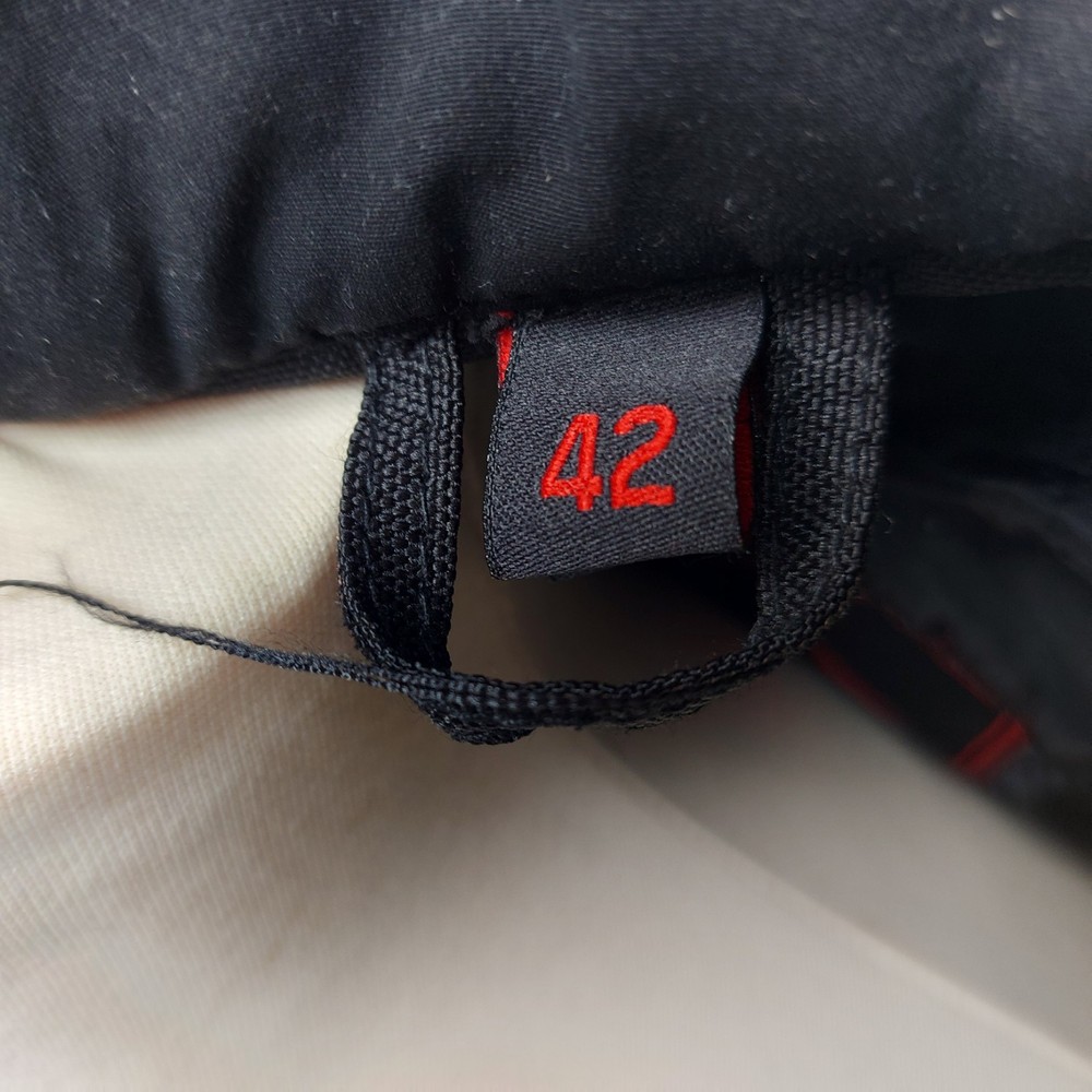 RS Performance Motorcycle Jacket Mens Size 42 black Red Textile Protection Lined