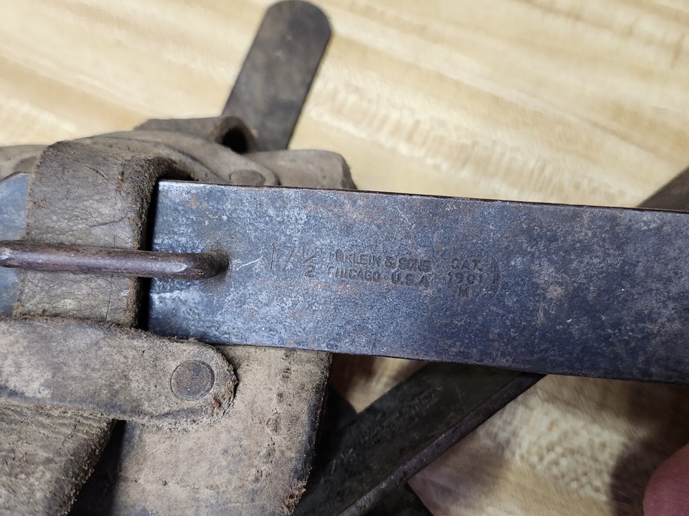 Klein Pole Climbing Spikes Gaffs 1901