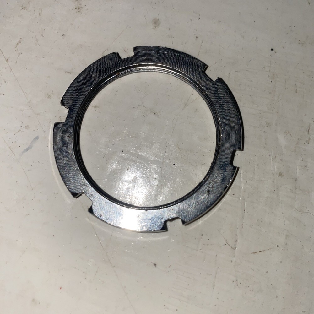 FIXED GEAR LOCKRING Six 6 Notch TRACK Silver Lock Ring 32mm