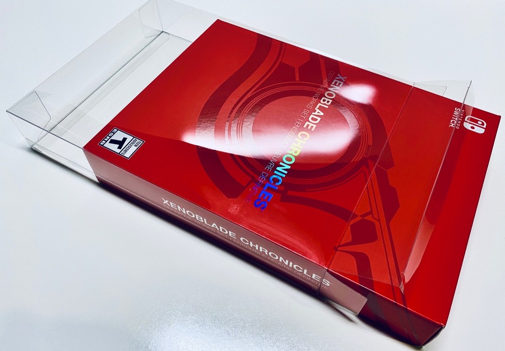 1 Box Protector XENOBLADE DEFINITIVE Special Edition Nintendo Switch Clear Case