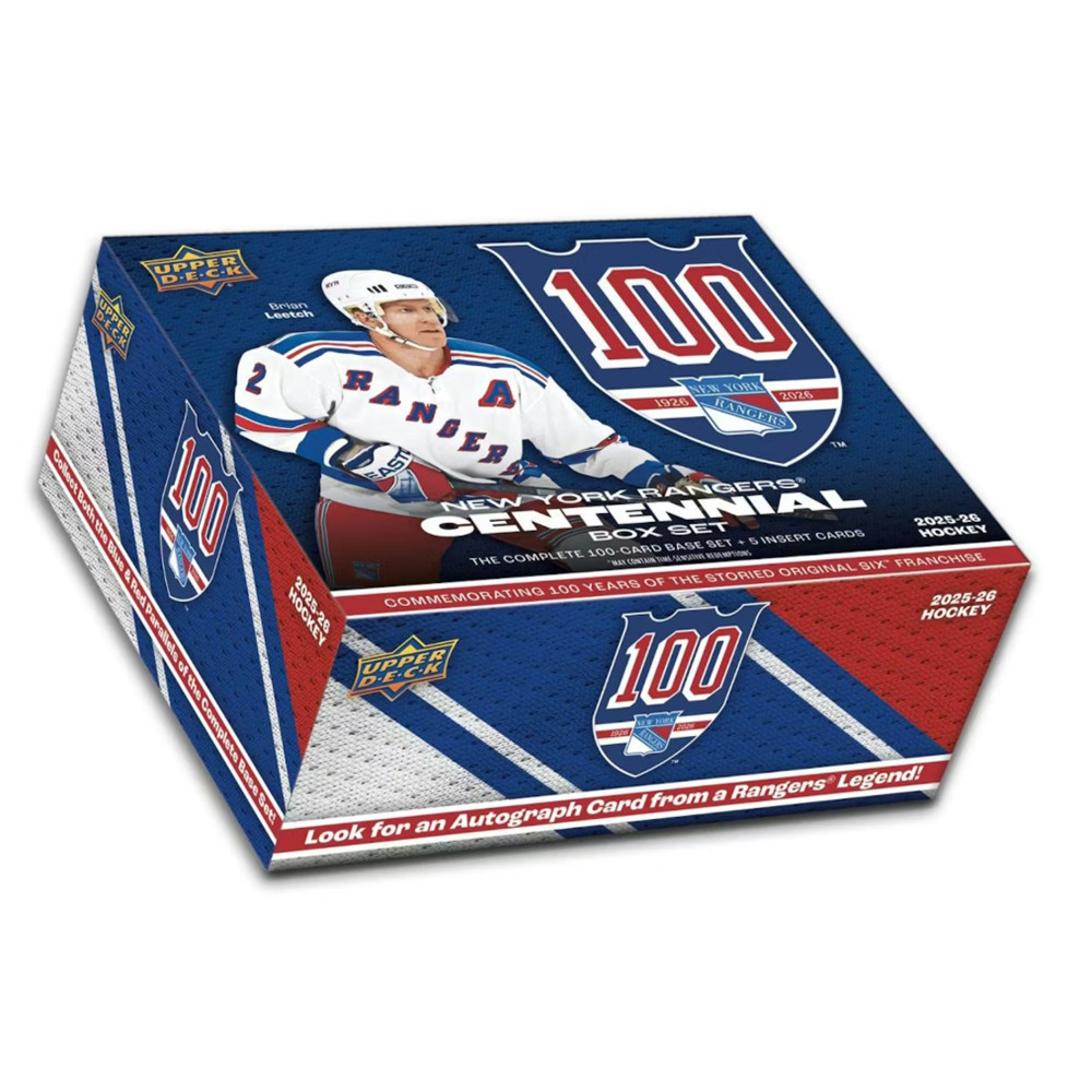 2025-26 Upper Deck New York Rangers Centennial Box