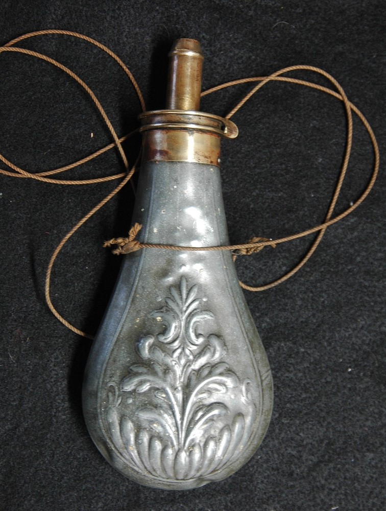 Vintage Black Powder Flask