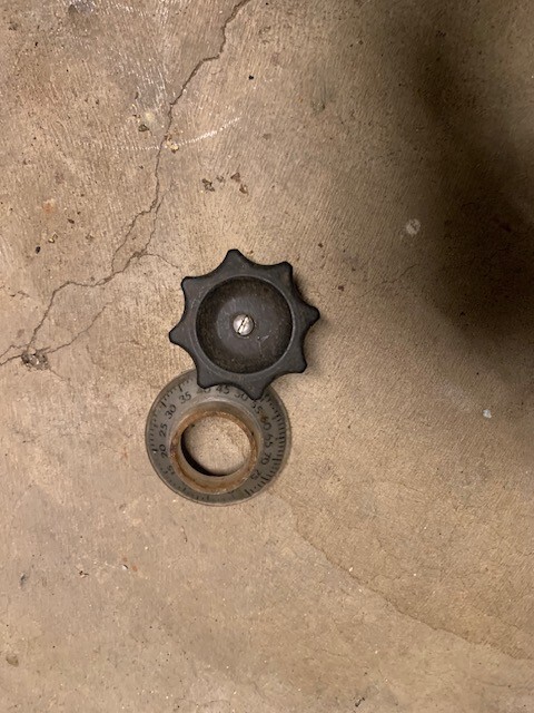 HOBART MODEL 512 INDEXING DIAL KNOB AND NUTS