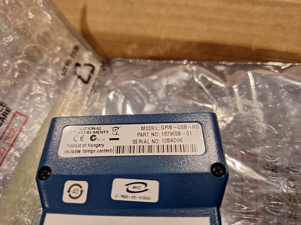 National Instruments GPIB-USB-HS Interface Adapter Controller