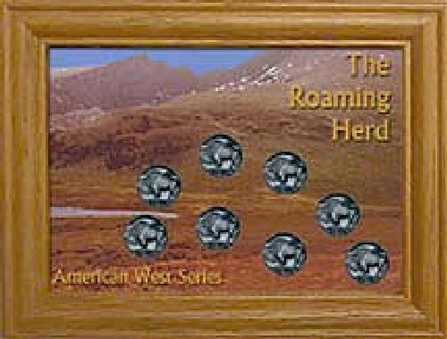 The Roaming Herd, American West Series Solid Oak Frames 5x7