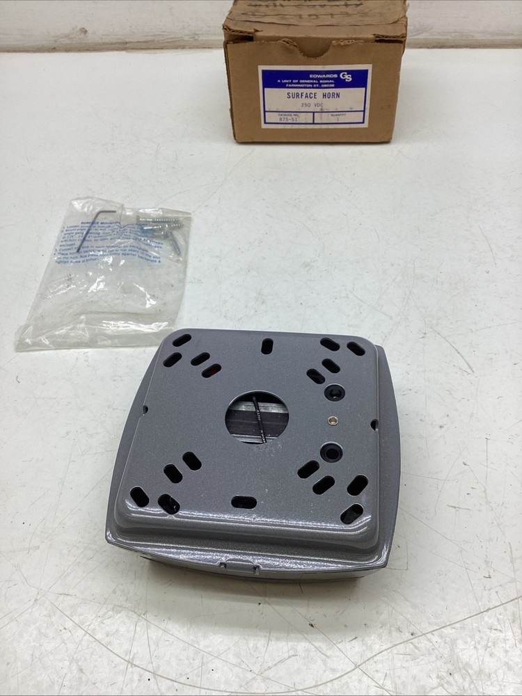 Edwards Surface Horn 250VDC 875-S1 NIB
