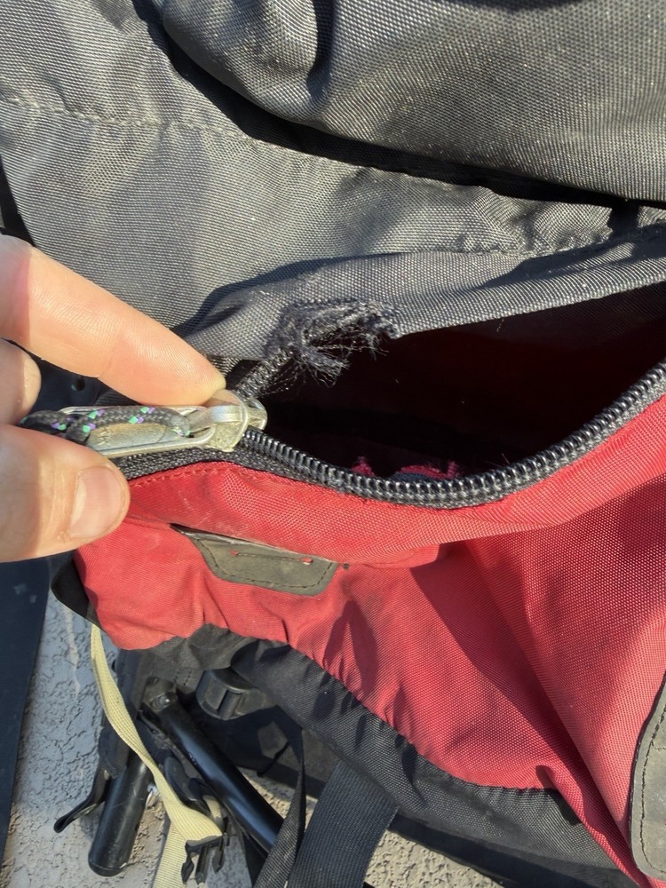 Kelty Trekker 4300 External Frame Hiking Backpack Red Black