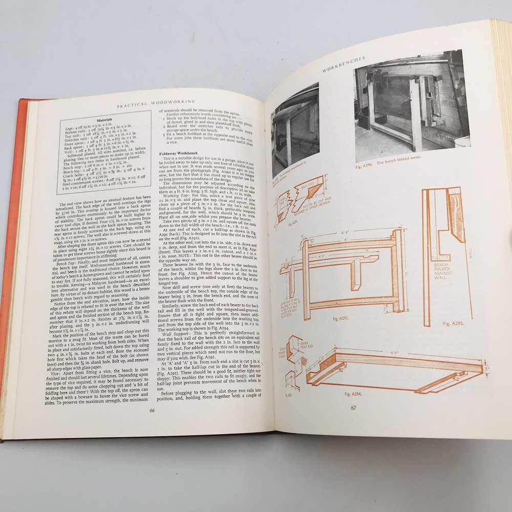 VTG 1974 Practical Woodworking Guide to Tools Materials Methods Hamlyn Publ