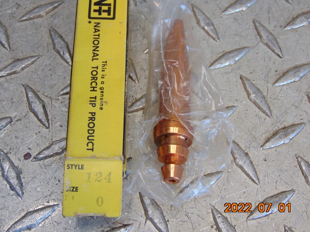 NATIONAL TORCH TIP STYLE 124 TIP SIZE 0