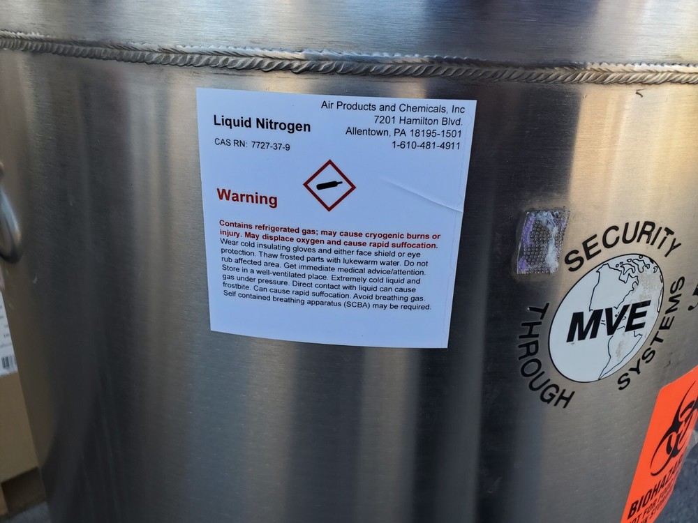 MVE 510AF-GB Liquid Nitrogen LN2 Freezer - No Controller